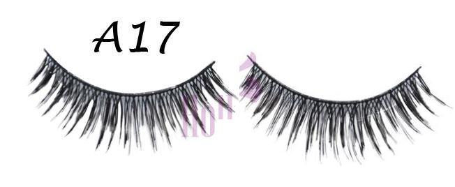 Textured Long Black False Lashes With Extra Volume #A17