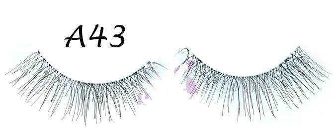 Reusable Natural & Regular Long False Eyelashes For Daily Life#A43