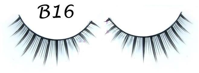 Pointed Black Eyelash with Wispy Effect #B16