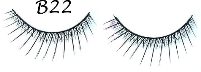 Two Layered Crisscross and Tipped False Eyelash #B22