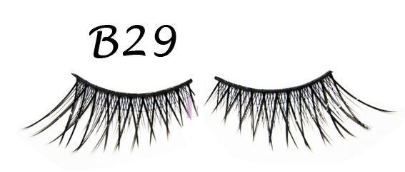 Short Two Layered Crisscross False Eyelash #B29