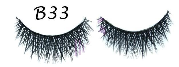 Super Dense Crisscross False Eyelash With Polished Tip #B33