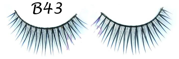 Natural Looking Criss Cross Fake Eyelashes #B43