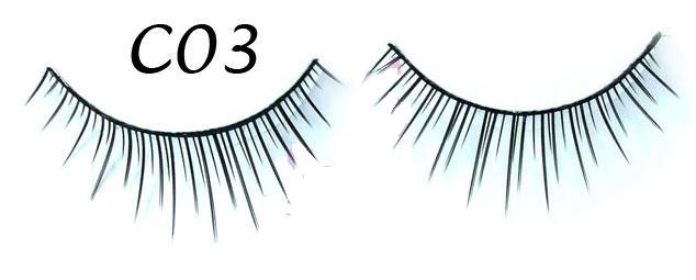 Gorgeous Eyelashes with Rhinestone #C03