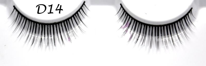 Elegant 100% real mink fur false eyelashes #D14